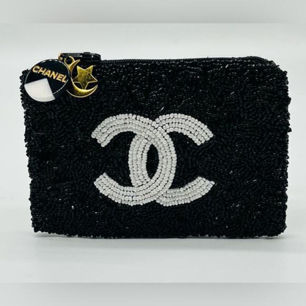 custom made MOYNA brand heavy Quality shiny beaded large coin purse